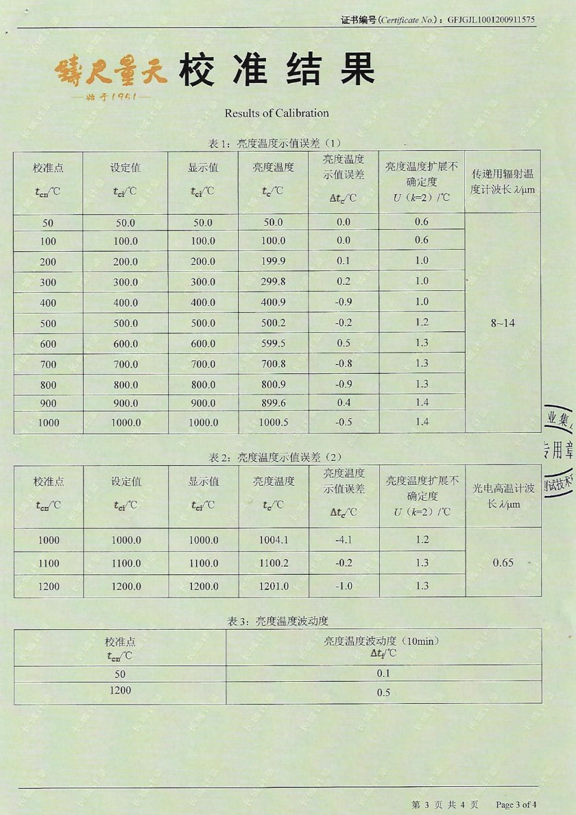 江蘇誠益達計量檢測有限公司-黑體輻射源